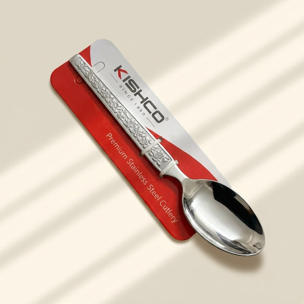 Kishco Parma Serving Spoon, Oval, in packaging