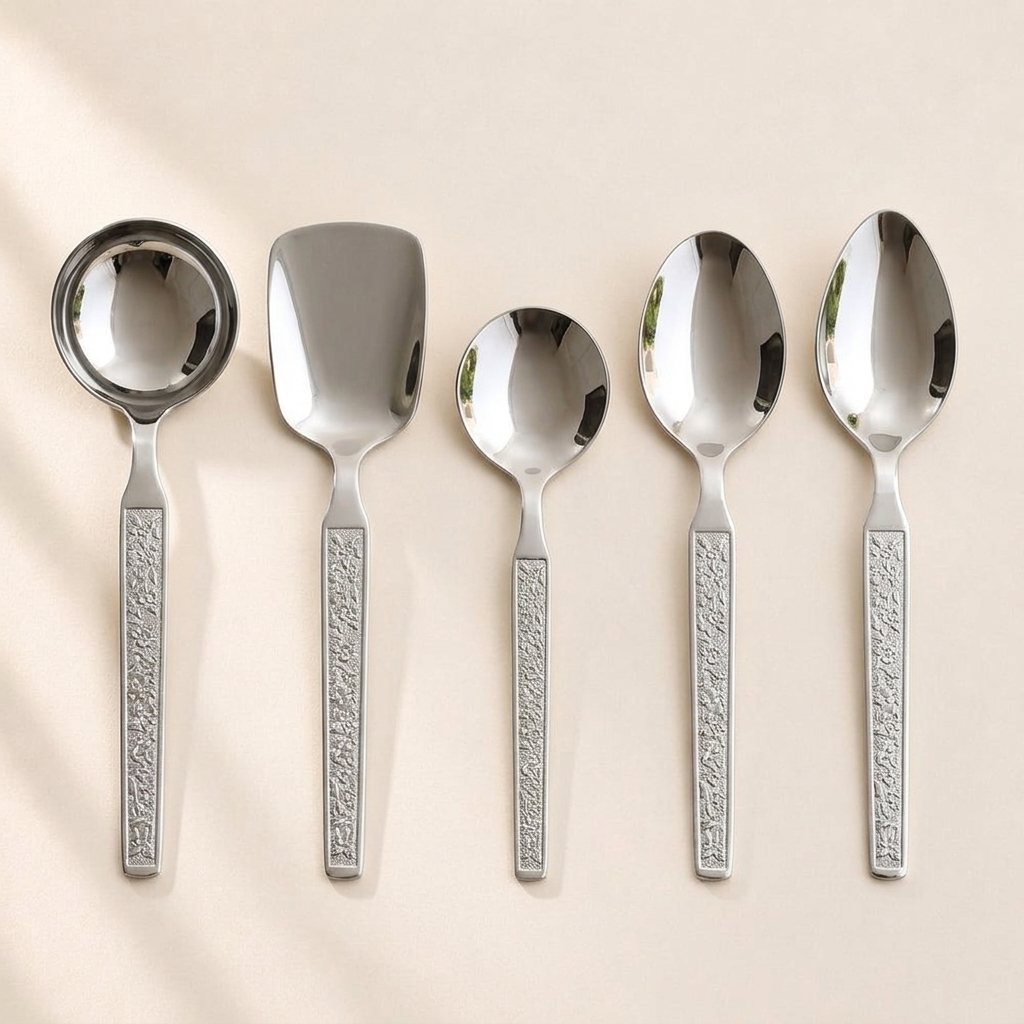 Kishco Parma 5 piece stainless steel serving set