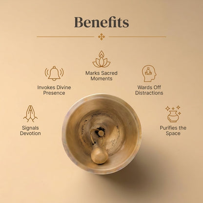 Benefits of a Kansa bronze pooja hand bell