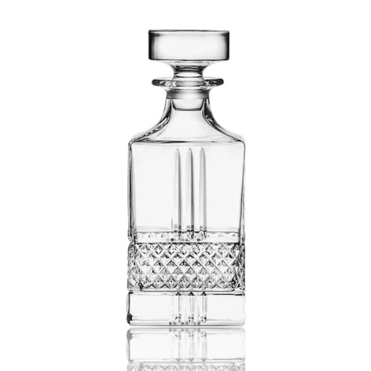 RCR Brillante whiskey decanter featuring a stylish design and exquisite craftsmanship for elegant serving
