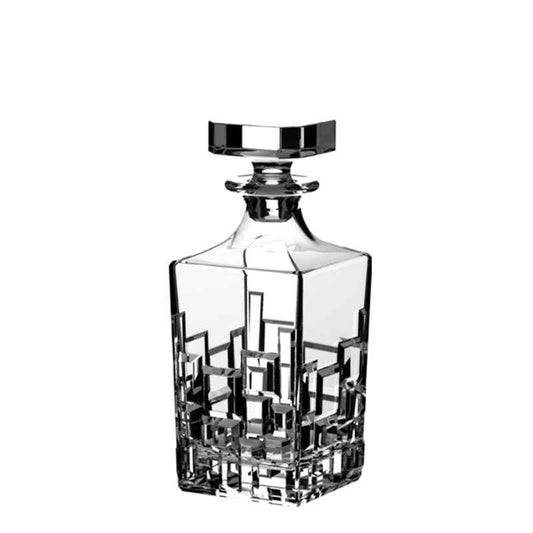 RCR Etna Crystal Glass Whiskey Decanter Bottle, 810ml