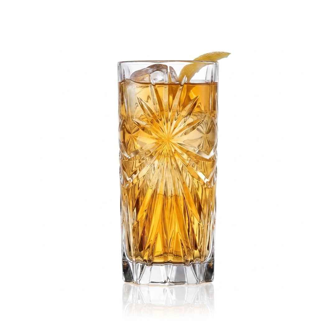 RCR Oasis Highball Tumbler Glass, 360ml, Set of 6