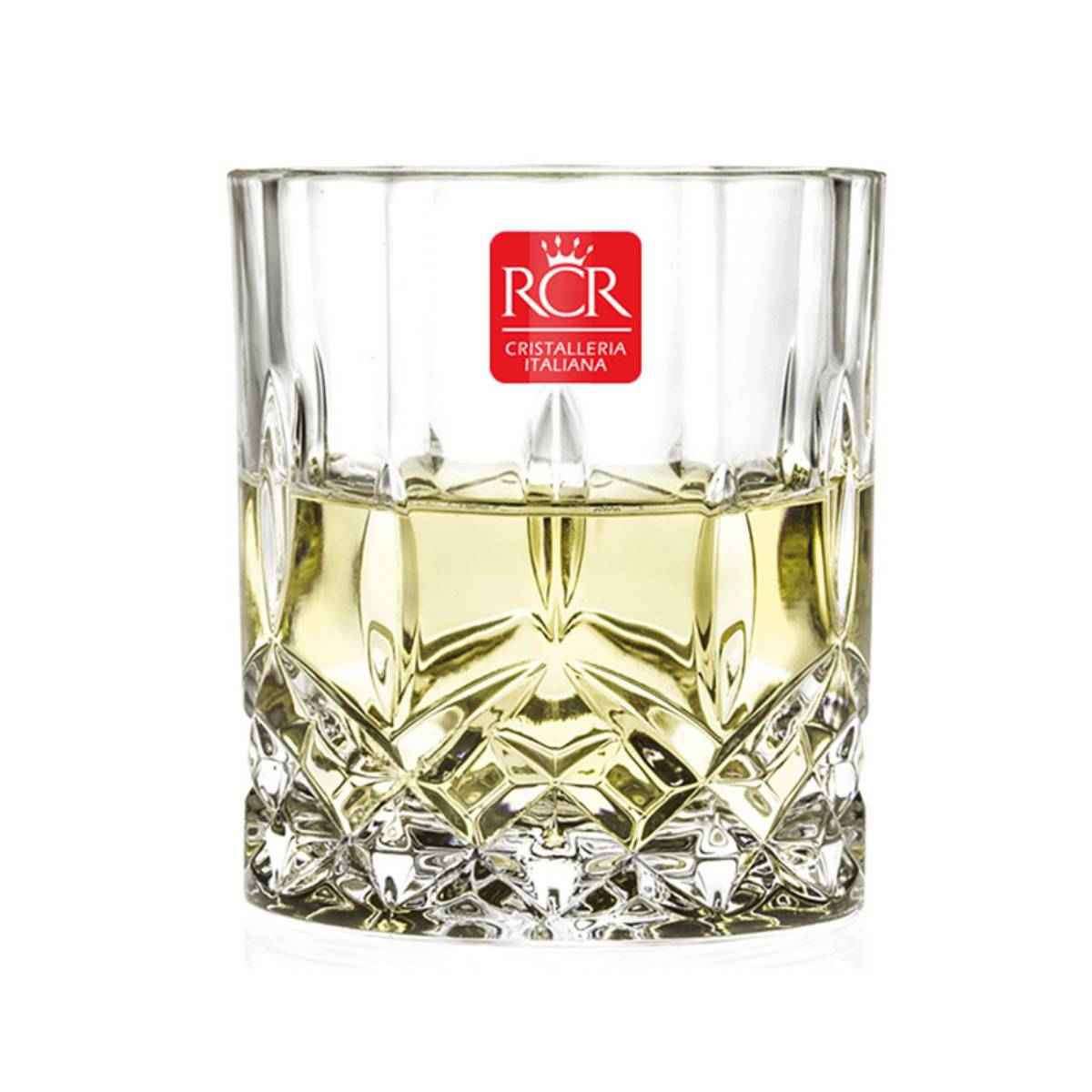 RCR Opera DOF Crystal Whiskey Glasses, 300ml, Set of 6