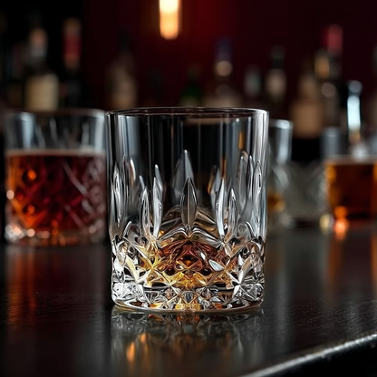 RCR Opera DOF Crystal Whiskey Glasses, 300ml, Set of 6