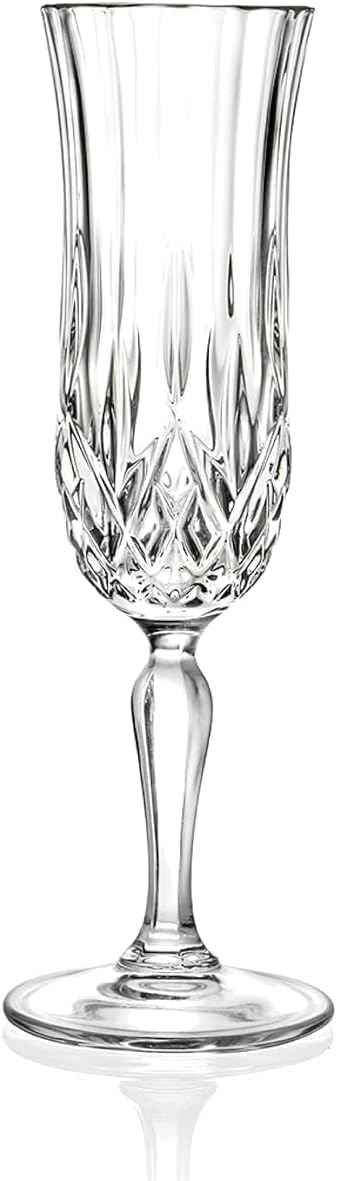 RCR Opera Flute Goblet Set of 6, 130 ml