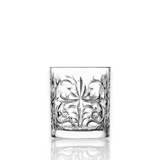 RCR Tattoo DOF Crystal Whiskey Glasses, 340ml, Set of 6