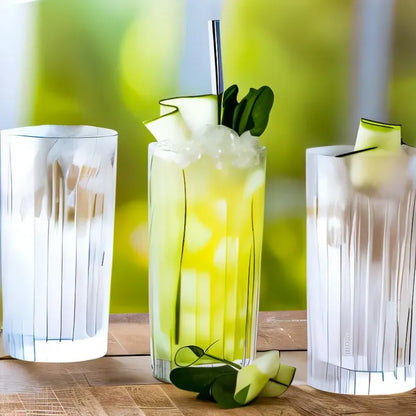 RCR Timeless cocktail glasses set featuring elegant design, perfect for serving refreshing cocktails