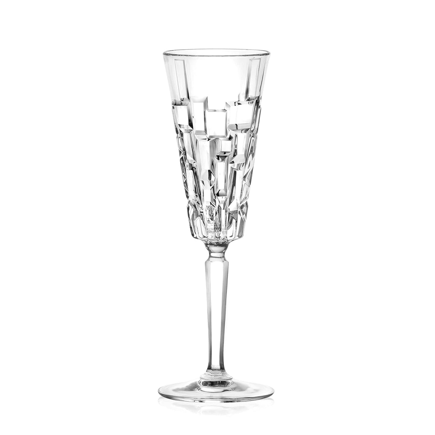 RCR etna champagne flute glasses bnw