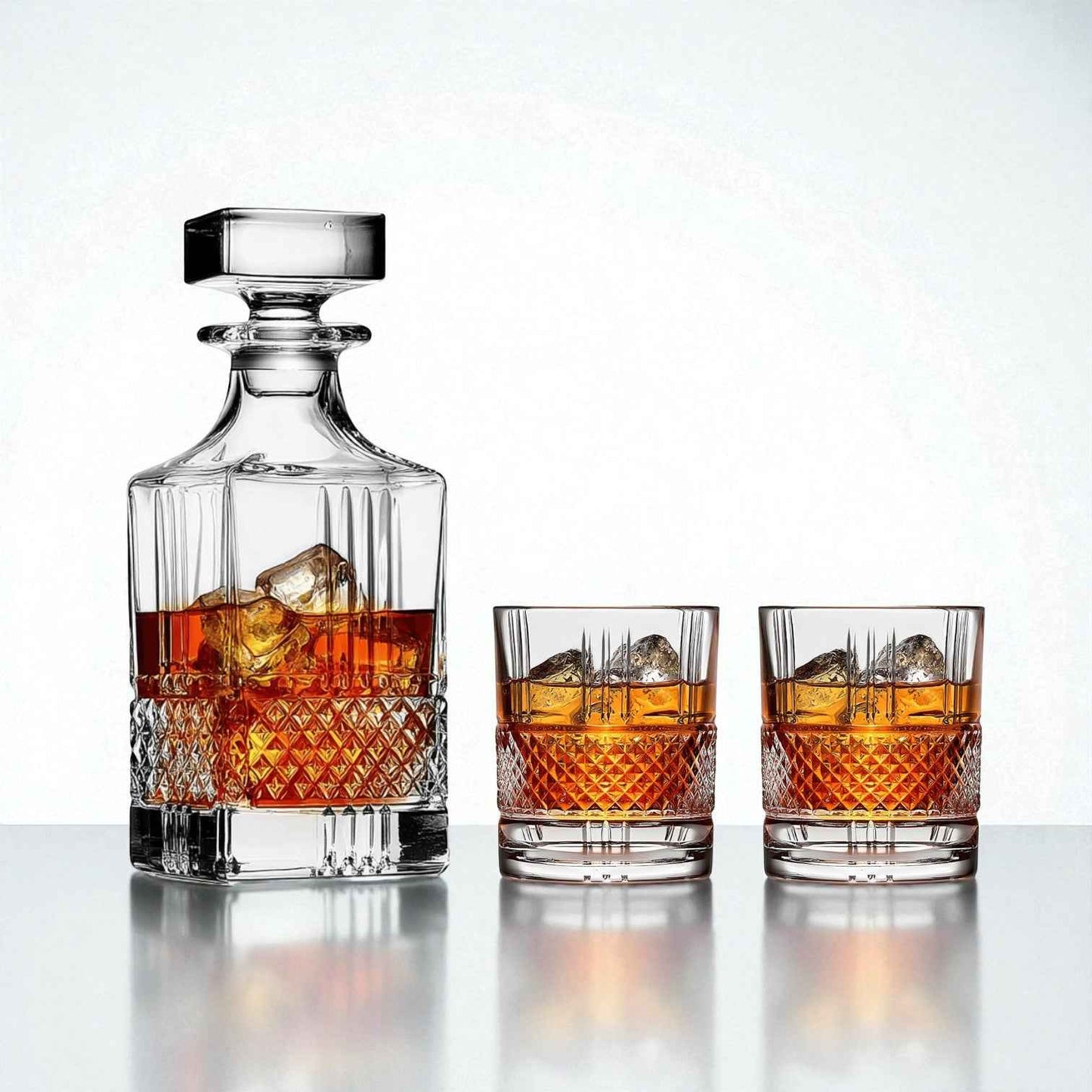 RCR Brillante 7 pcs Whiskey Set with 1 Decanter & 6 glasses