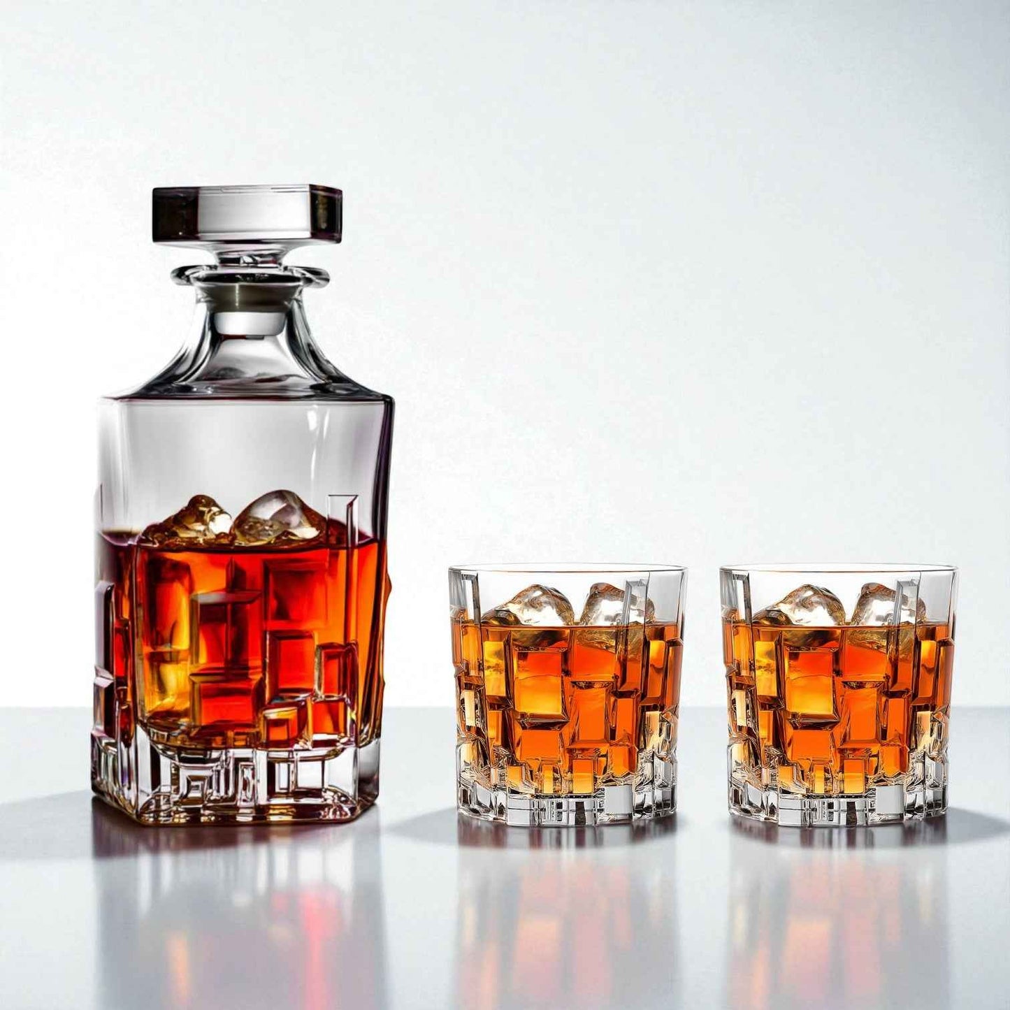 RCR Etna 7 pcs Whiskey Set with 1 Decanter & 6 glasses