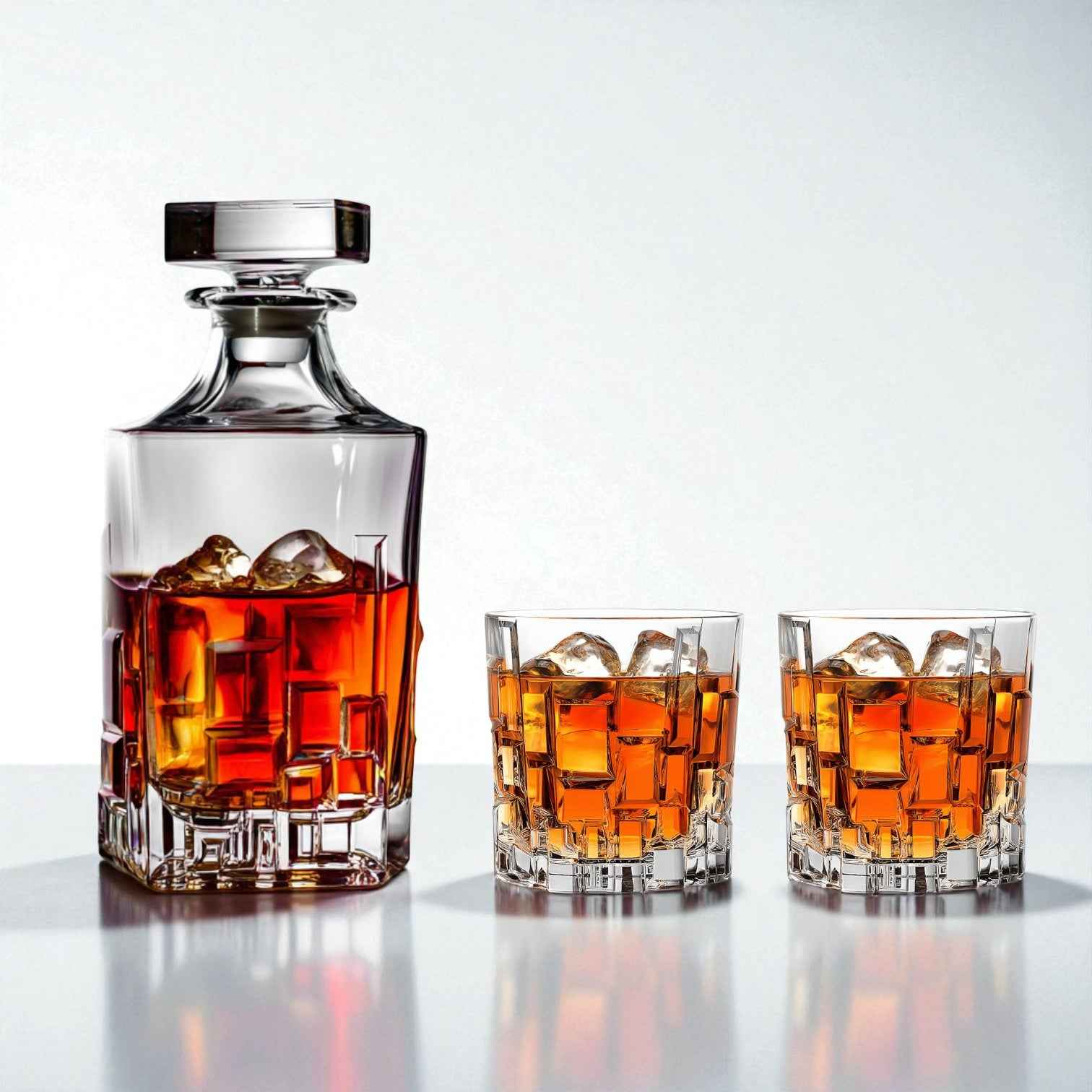 RCR Etna 7 pcs Whiskey Set with 1 Decanter & 6 glasses