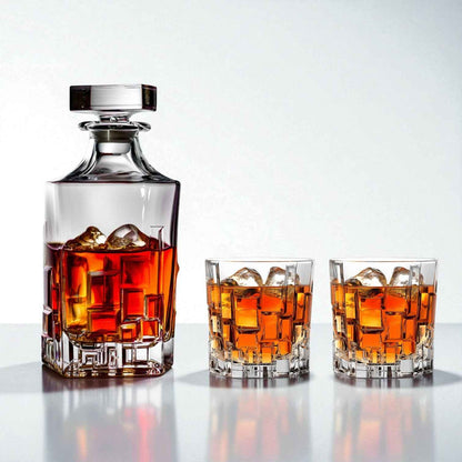 RCR Etna 7 pcs Whiskey Set with 1 Decanter & 6 glasses