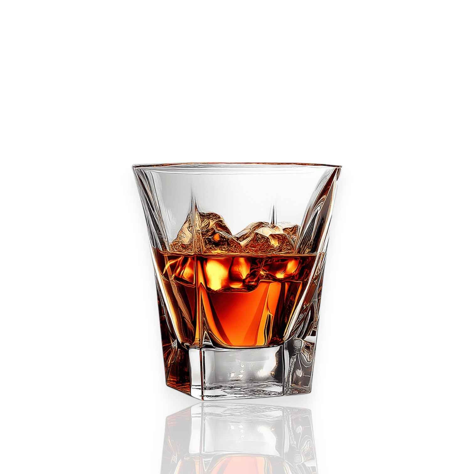 RCR Fusion DOF Crystal Whiskey Glasses, 270ml, Set of 6