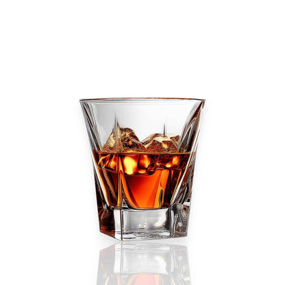 RCR Fusion DOF Crystal Whiskey Glasses, 270ml, Set of 6