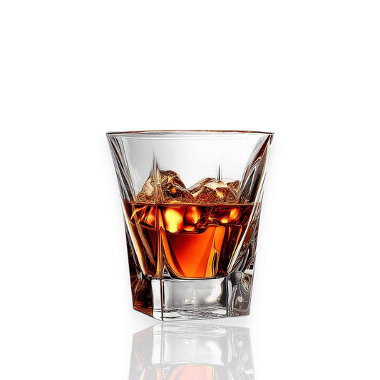 RCR Fusion DOF Crystal Whiskey Glasses, 270ml, Set of 6