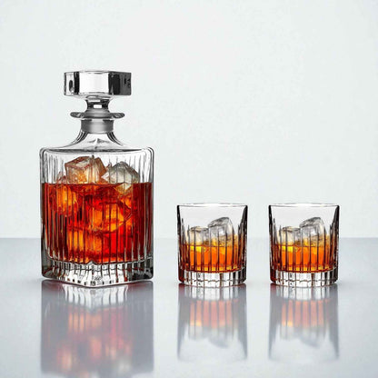 RCR Timeless 7 pcs Whiskey Set with 1 Decanter & 6 glasses