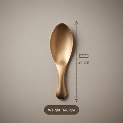 Pure Kansa Rice Serving Spoon – 21 cm, 140 gm
