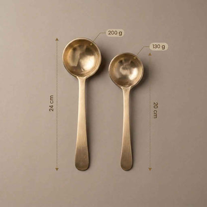 Pure Kansa Serving Spoon Ruby, Ladle Small