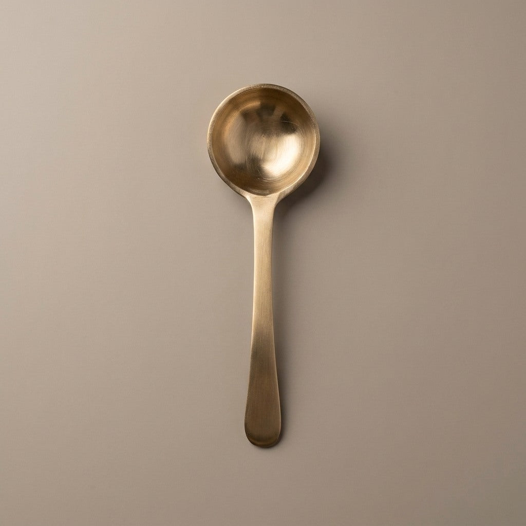 Pure Kansa Serving Spoon Ruby, Dessert Liquid Small