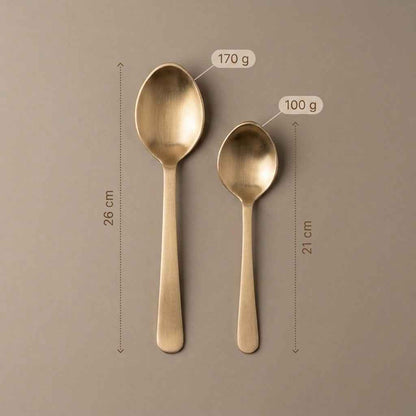 Pure Kansa Serving Spoon Ruby, Oval Large
