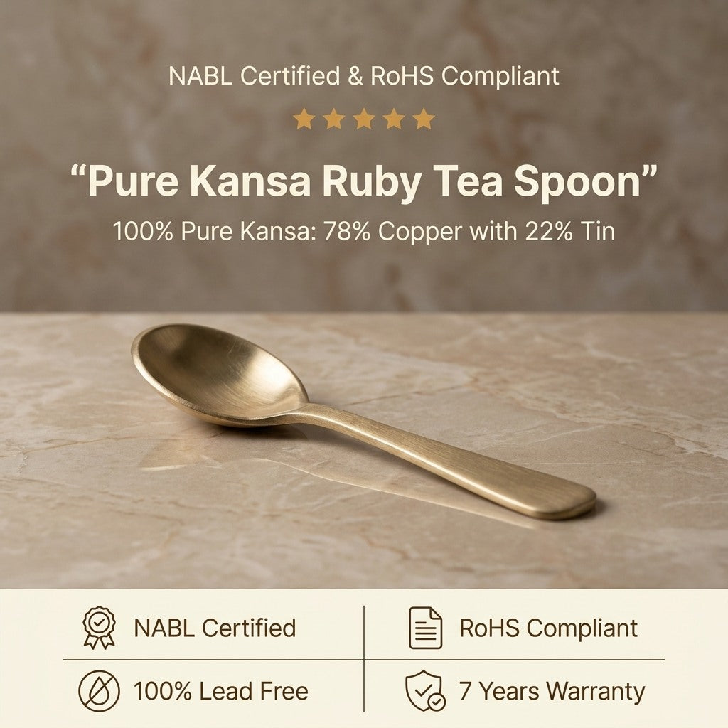Pure Kansa Ruby Tea Spoon banner