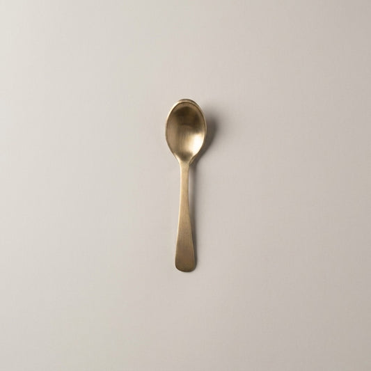 Pure Kansa Ruby Tea Spoon, Matte Finished