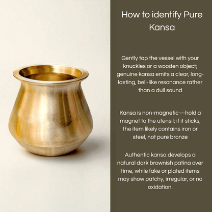 Satari Kansa Lota 425ml by Kansyam with a polished finish for traditional Indian use