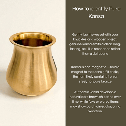 Satari Kansa Lota 485ml by Kansyam with a shiny finish and traditional design for everyday use