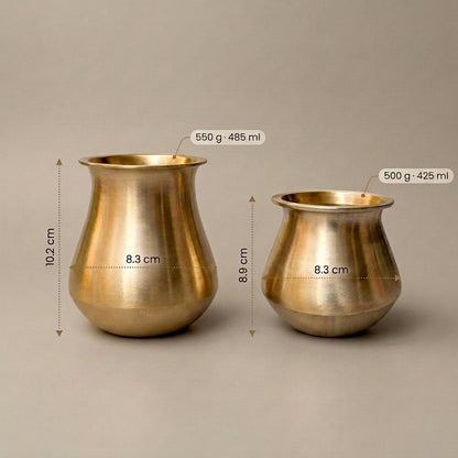 Satari Kansa Lota, Matte Finish, 425ml