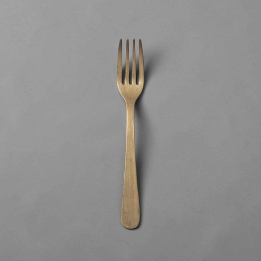 Pure Kansa Dinner Fork, Matte Finished