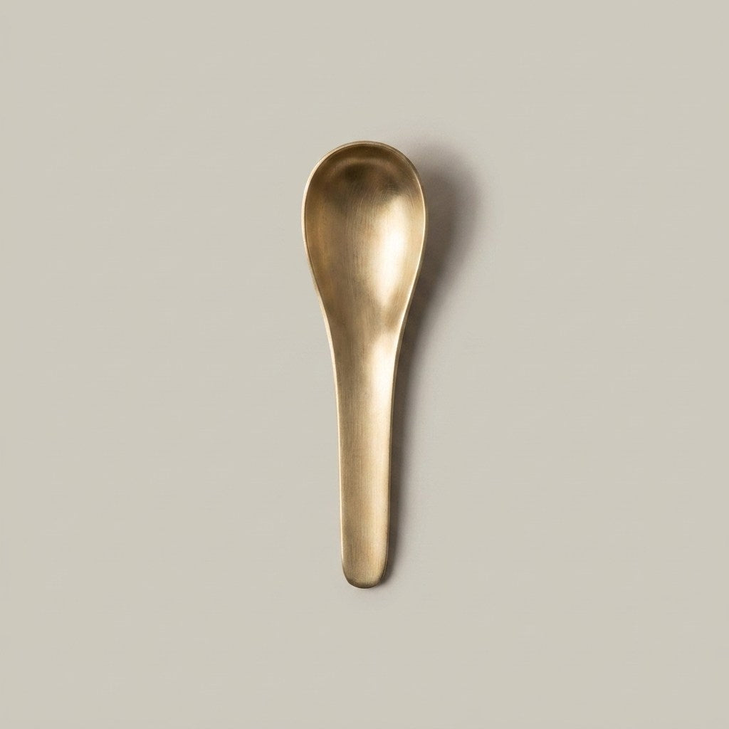 Pure Kansa Deep Soup Spoon, Matte Finished