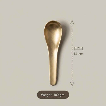 Pure Kansa Deep Soup Spoon, Matte Finished