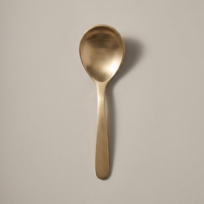 Pure Kansa Large Soup Spoon, Matte Finished