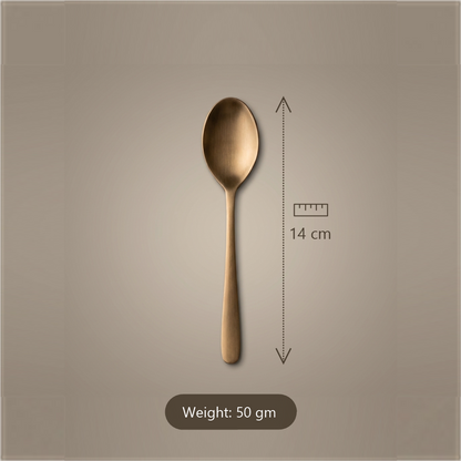 Pure Kansa Baby Spoon size chart - 14cm, 50gm