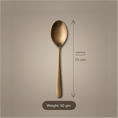 Pure Kansa Regular Spoon size chart - 15cm, 60gm