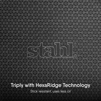 Stahl Artisan Hybrid Triply Non-Stick Fry Pan with Lid, 26 cm, 2.1 liters