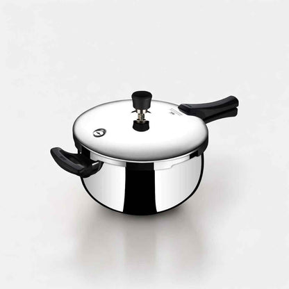 Stahl Xpress Triply Pressure Cooker, 3 liters, Belly shape