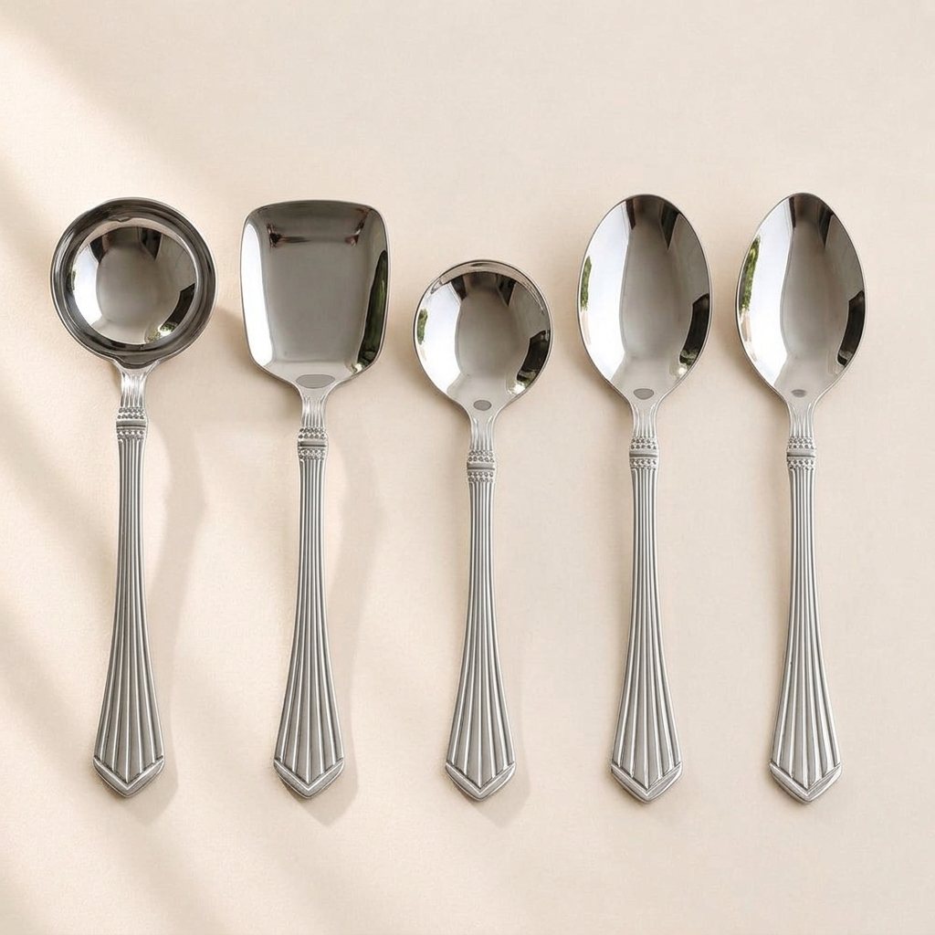 Kishco Symphony 5 piece stainless steel serving set