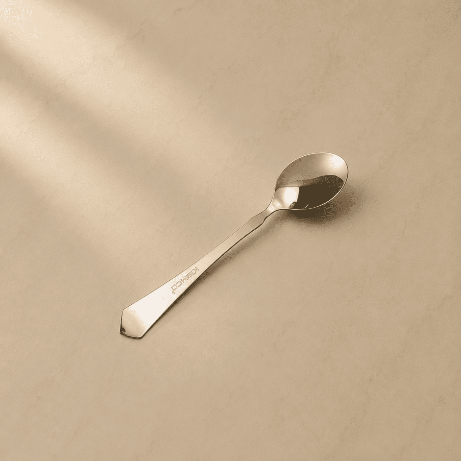 Kishco Symphony Baby Spoon, single piece, side view