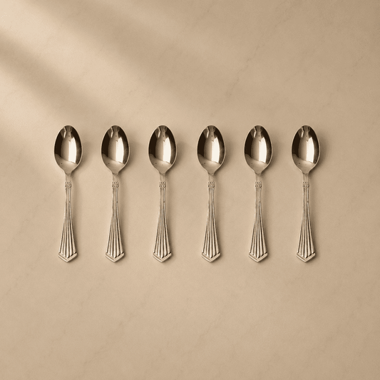 Kishco Cutlery Symphony Stainless Steel Coffee Spoon, Set of 6