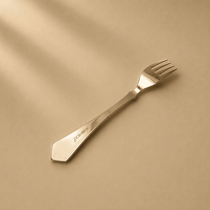 Kishco Symphony Dinner Fork, single piece, side view