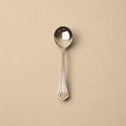 Kishco Symphony Serving Spoon, Round, Small, stainless steel cutlery