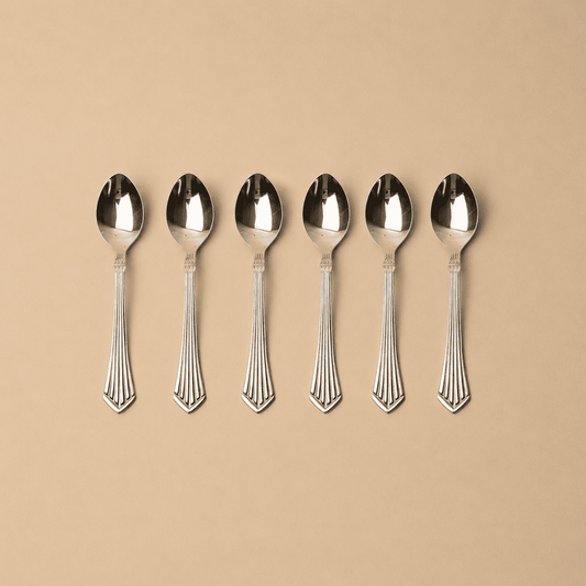 Kishco Cutlery Symphony Stainless Steel Tea Spoon, Set of 6