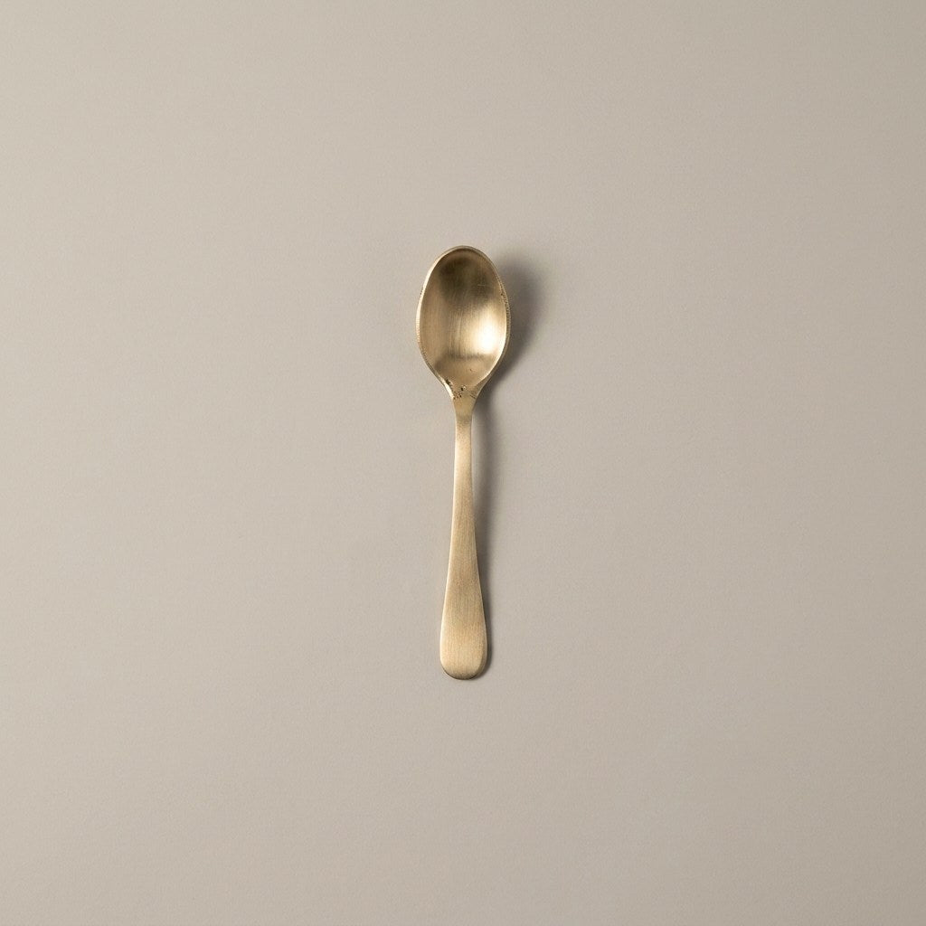 Pure Kansa Tea Spoon, Matte Finished
