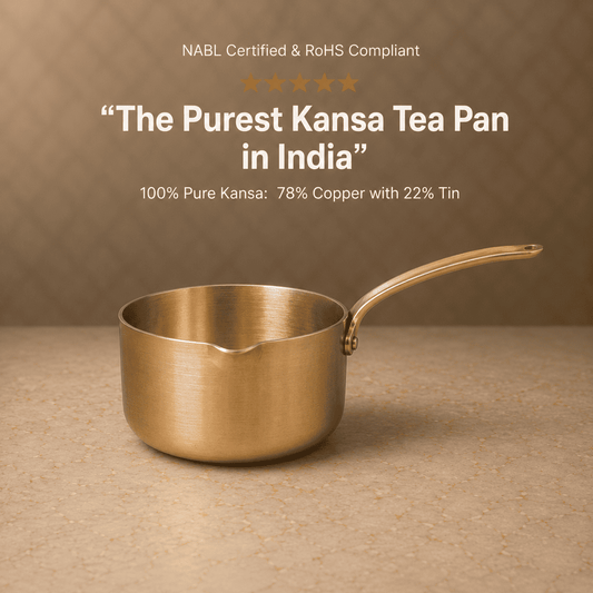 Kansa Tea Pan, Saucepan, 1200ml