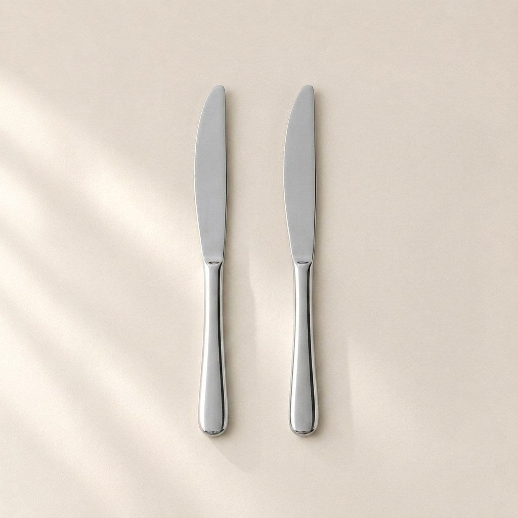 Kishco Ultima Deluxe Stainless Steel All Purpose / Dinner Knife, Set of 2