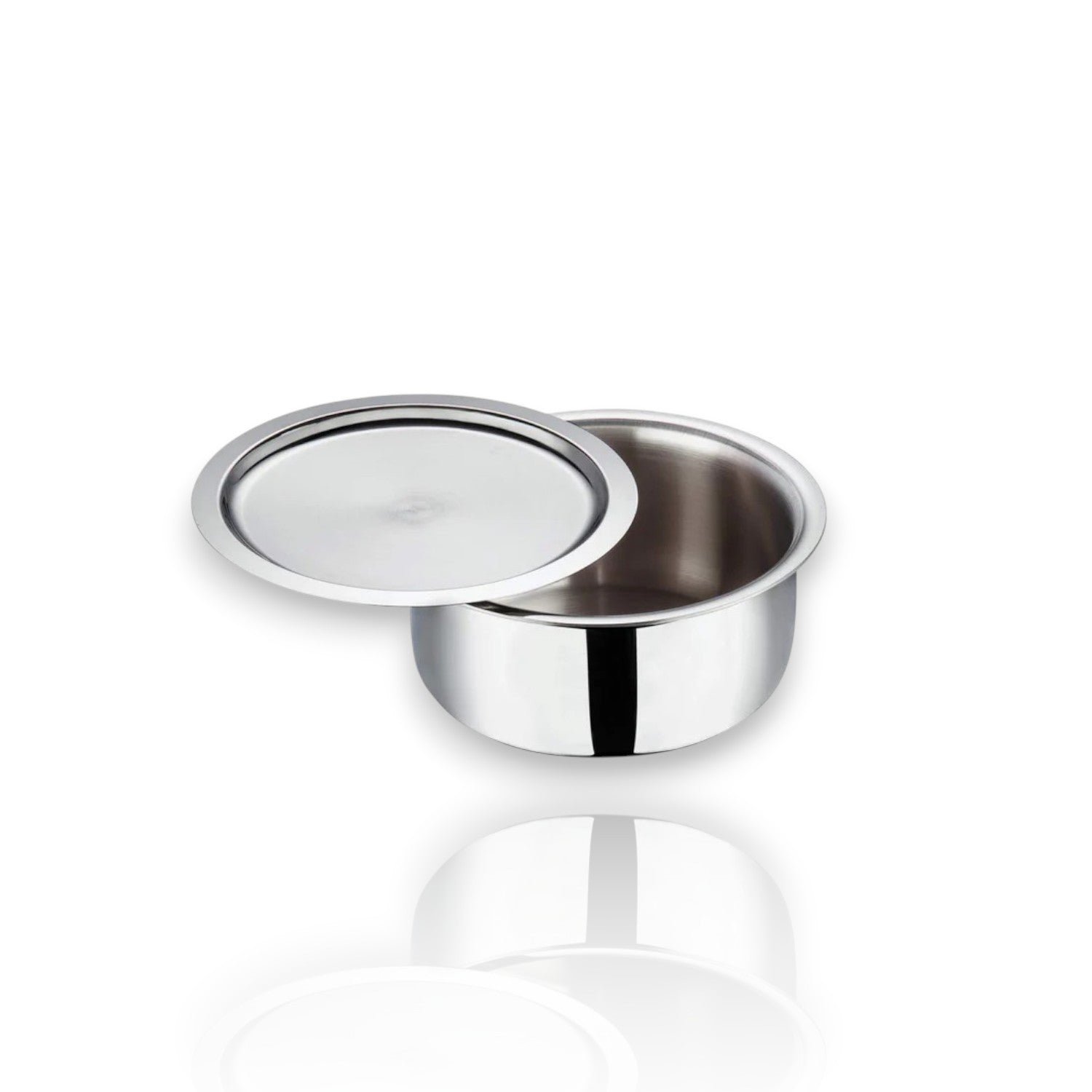 Vinod Platinum Triply Stainless Steel Patila Tope 20cm 3.5L with a lid for efficient cooking