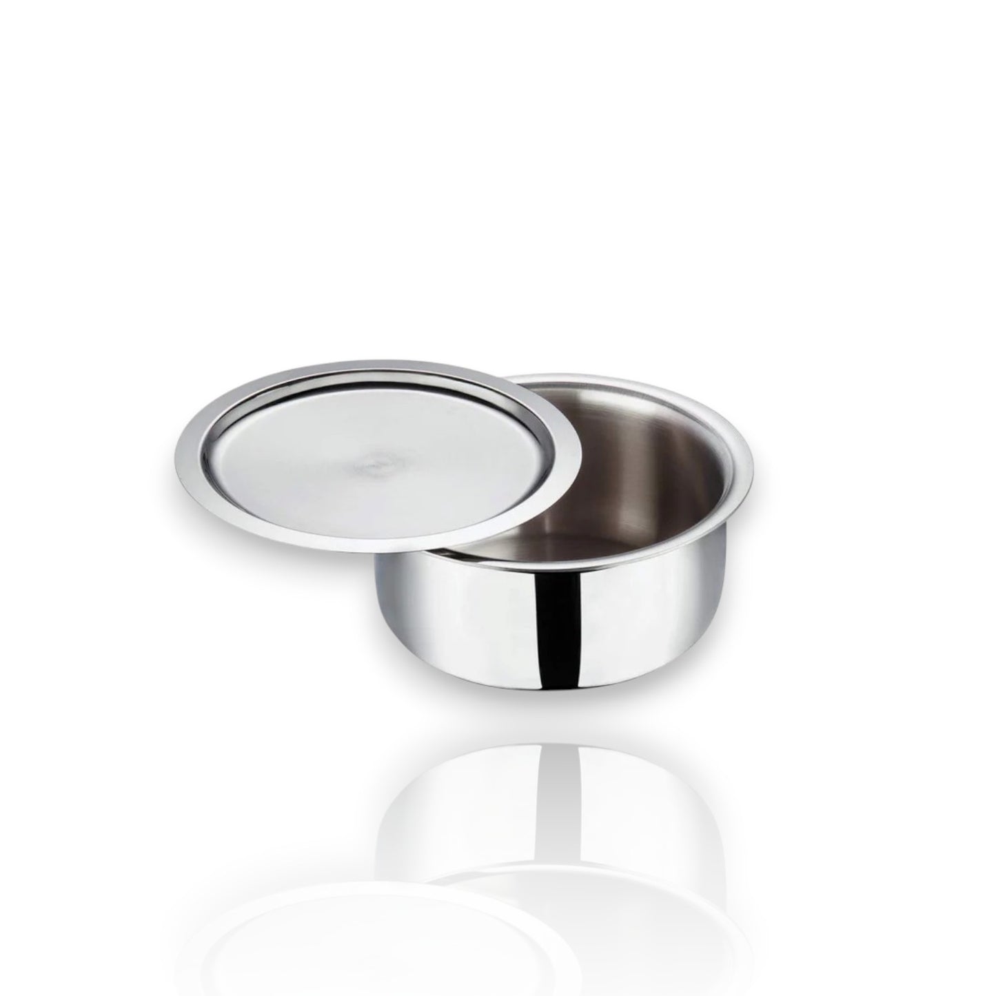 Vinod Platinum Triply Stainless Steel Patila Tope 22cm 4.5L with a sleek design and durable construction
