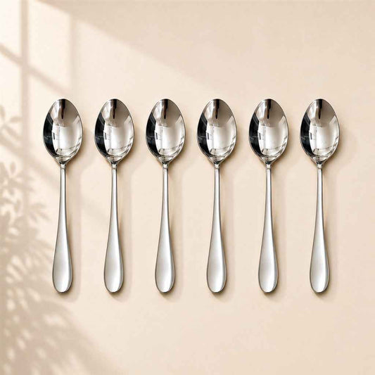 Kishco Cutlery Windsor Stainless Steel Baby Spoon, Set of 6