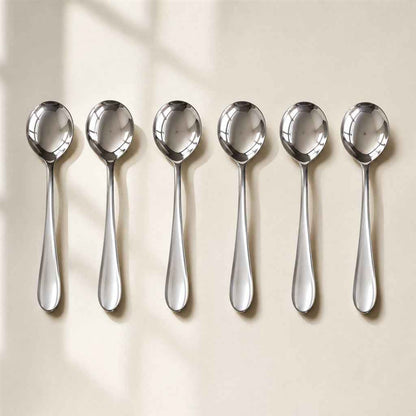 Kishco Cutlery Windsor Stainless Steel Soup Spoon, Set of 6